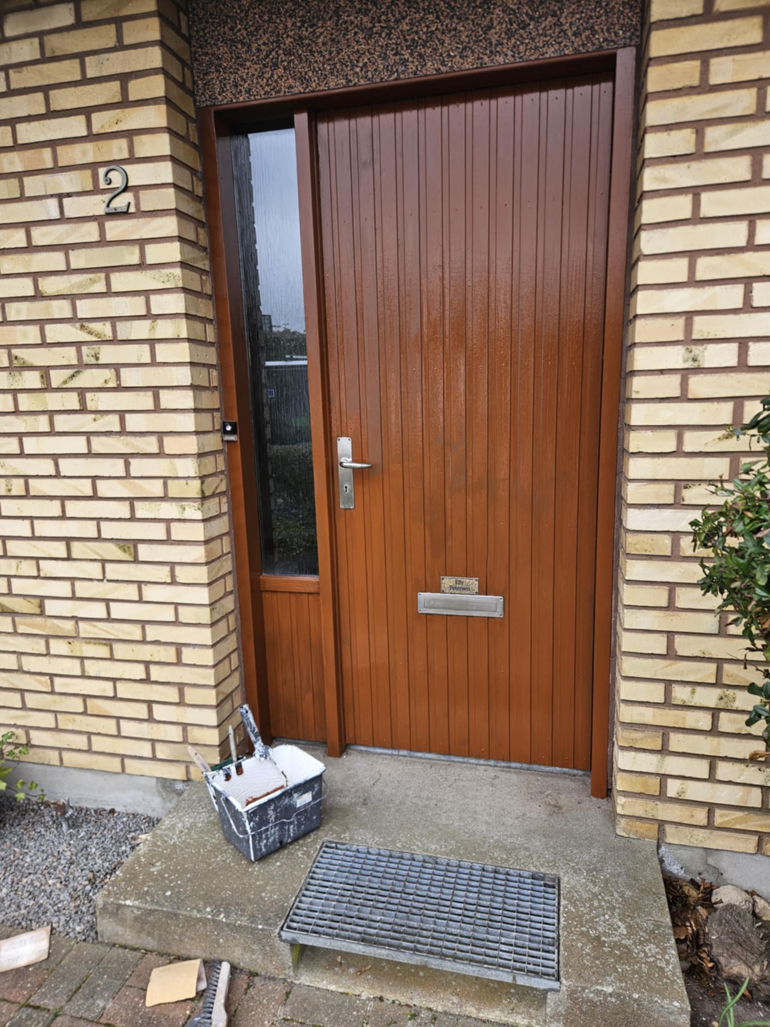 udendørs maling af dør